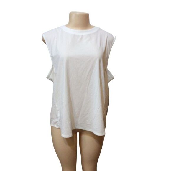 ALL in Motion Women Sleeveless Tops Size XXL White - Picture 1 of 4